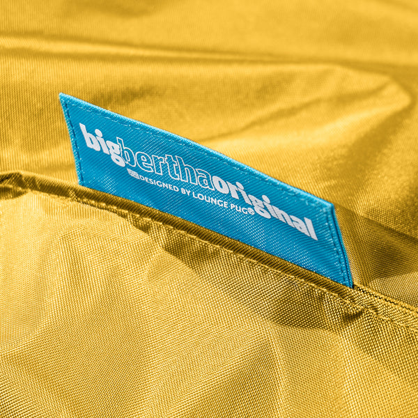 Puff Gigante Cama XXL - SmartCanvas™ Amarillo Fabric Close-up Image