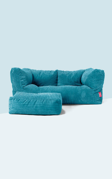 Puff de estilo nórdico para interiores, PUF de gran tamaño con relleno para  sofá de lectura