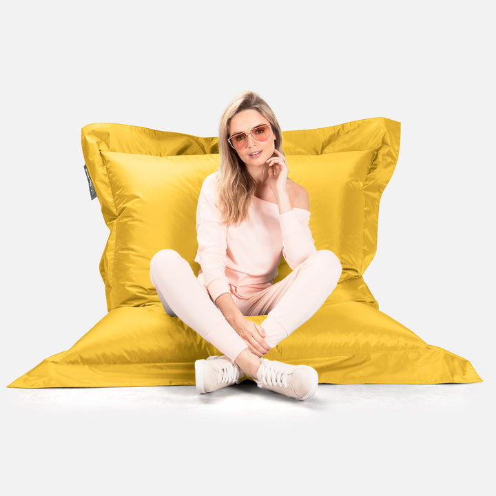 Puff Gigante Cama XXL - SmartCanvas™ Amarillo 05