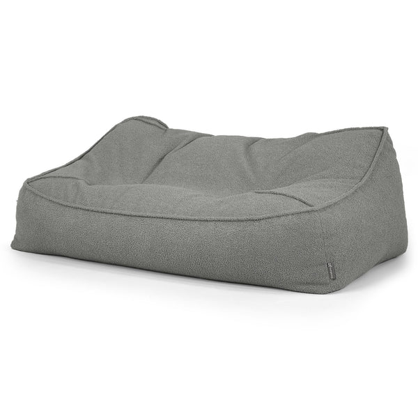 Puf Sillón Encorvado - Boucle Gris