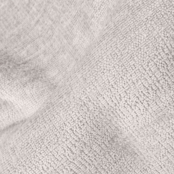 Puf Saco Natalia - Chenille Crema Fabric Close-up Image