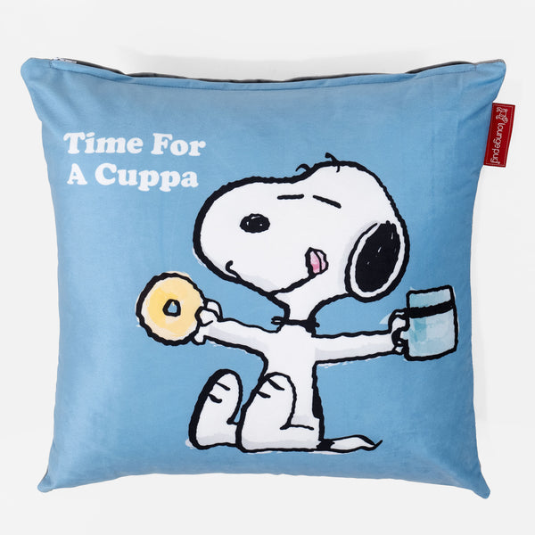 Charlie Brown y Snoopy Fundas de Cojín 47 x 47cm - Hora del Té 01