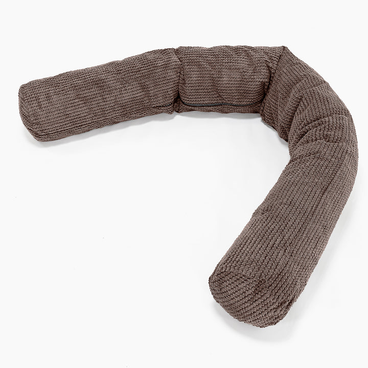 Almohada Gigante para Sofás XL - Pompón Chocolate 01