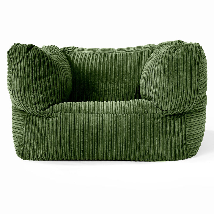 Albert Puff Sillón - Pana Clásica Bosque Verde 01