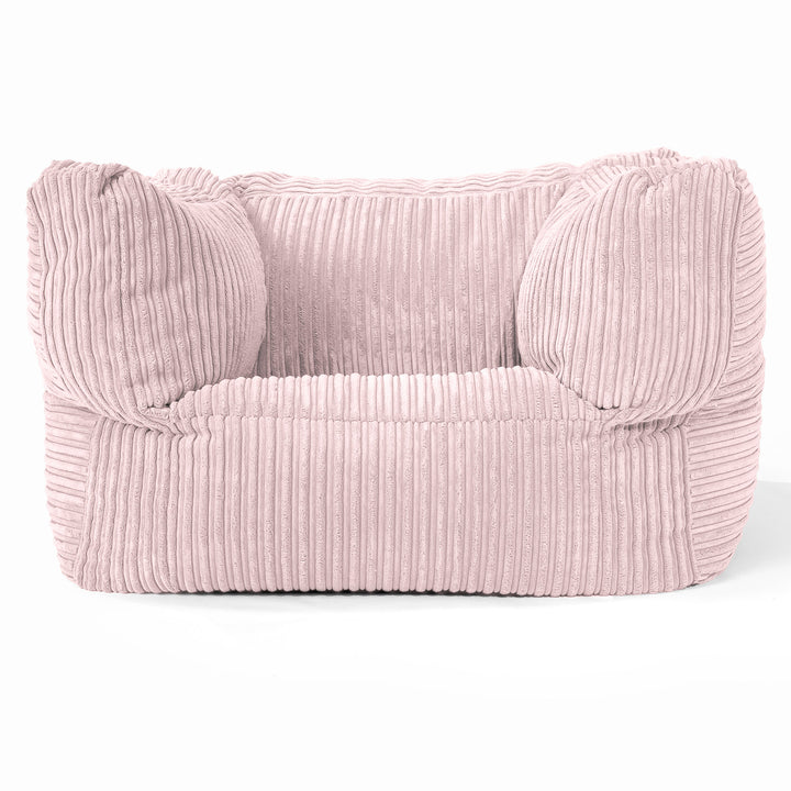 Albert Puff Sillón - Pana Clásica Rosa Claro 01