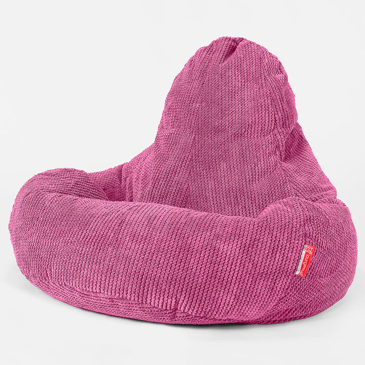 Puf Ultra Lux - Pompón Rosa 01