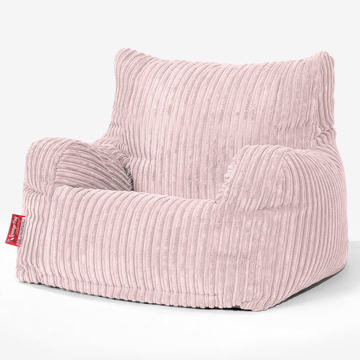 Sillón Puf Teens 6-14 años - Pana Clásica Rosa Claro 02