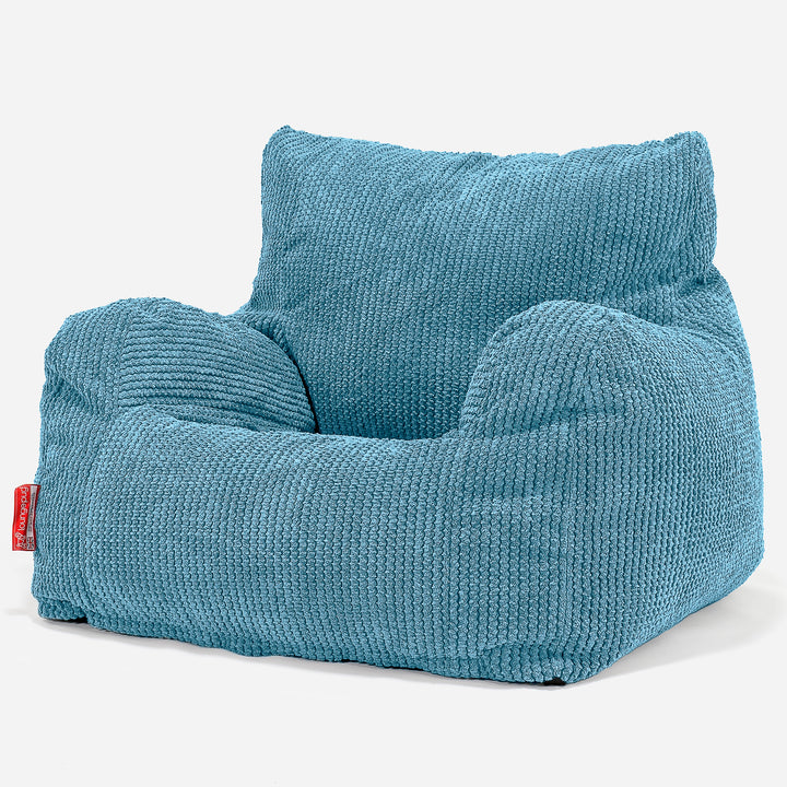 Sillón Puf Teens 6-14 años - Pompón Egeo Azul 02