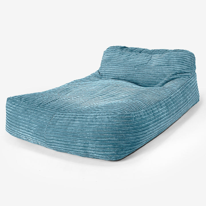 Puff Chaise-longue, Doble - Pana Clásica Egeo Azul 01