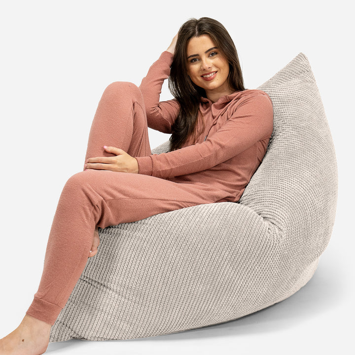 Puff Gigante Cama XL - Pompón Crema 04