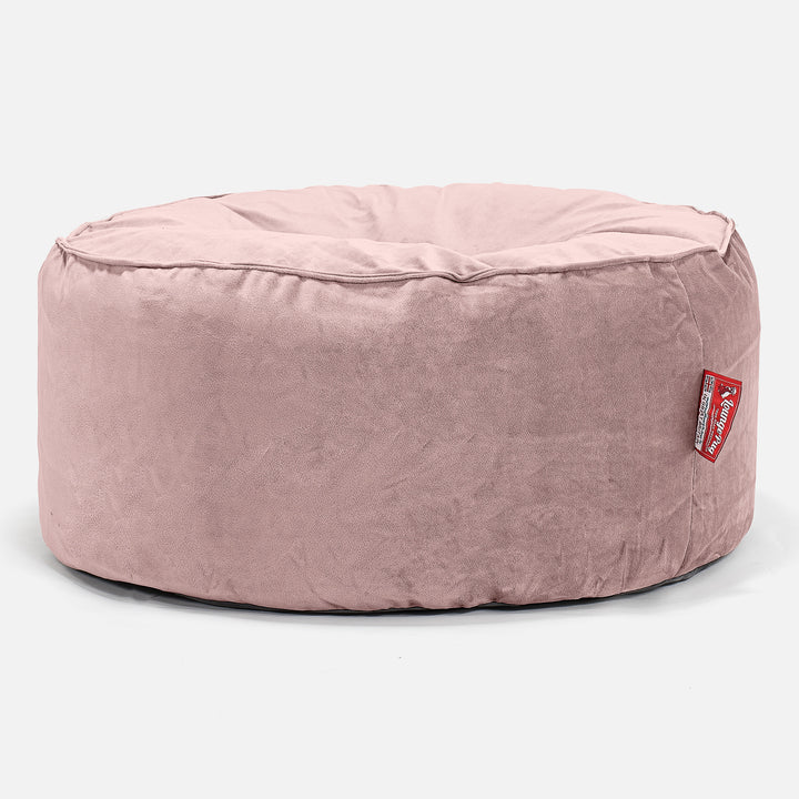 Puff Taburete - Terciopelo Rosa 01